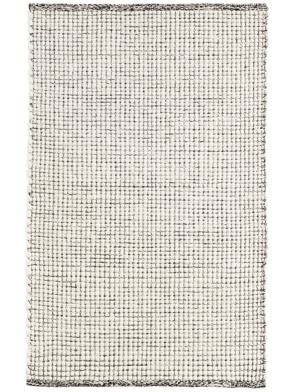 Annie Selke Network Handwoven Wool Rug | Black Rug Size 2'6"x8'